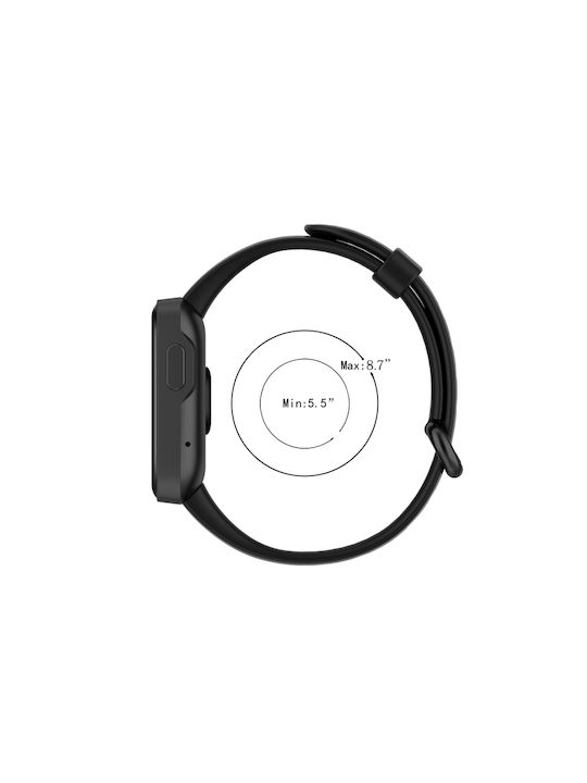 Redmi Каишка Силикон Черен (Mi Watch Lite - Ми Часовник Лайт)