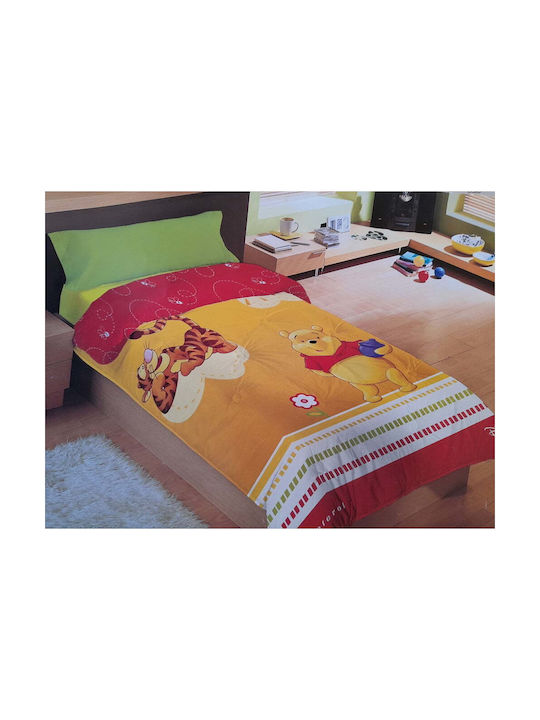 Disney Kids Duvet Single with Microfiber Filling Light Blue 150x220cm