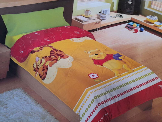 Disney Kids Duvet Single with Microfiber Filling Light Blue 150x220cm Disney Kids Duvet Single with Microfiber Filling Light Blue 150x220cm