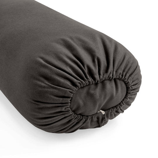Lotus Crafts Restorative S Bolster Yoga Pillow in Gray Color