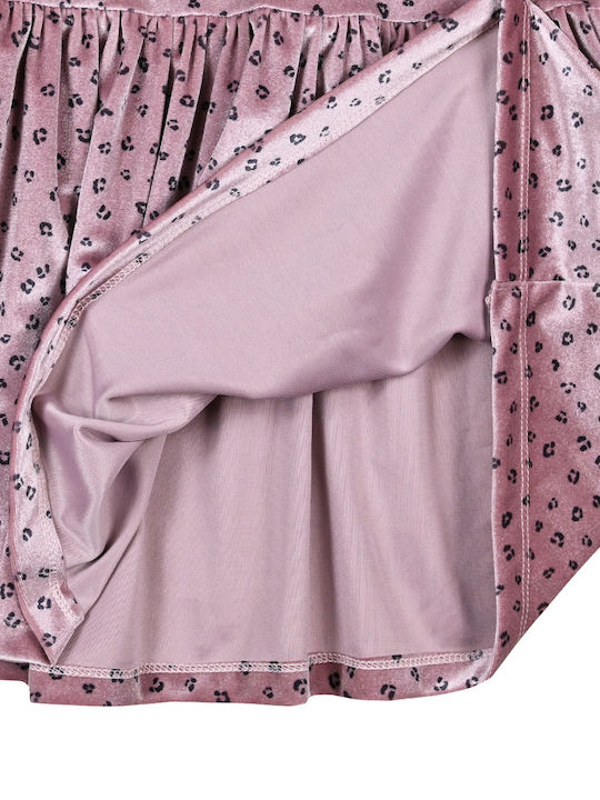 Rochie Fete Mânecă Lungă Catifea Set Cu Haină Și Accesorii Alb