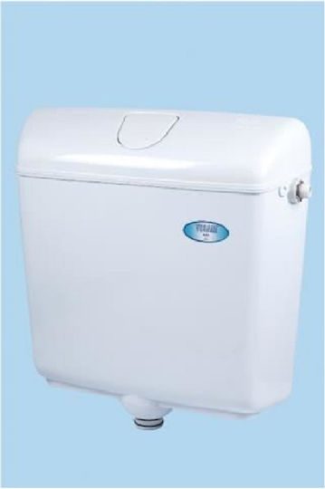 Visam Wall Mounted Plastic Low Pressure Rectangular Toilet Flush Tank White
