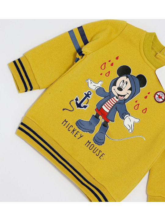 Hanorac Copii Galben Mickey Mouse