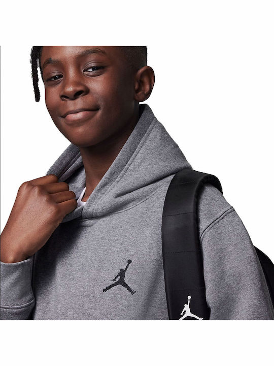 Jordan Παιδικό Φούτερ με Κουκούλα Γκρι Essentials