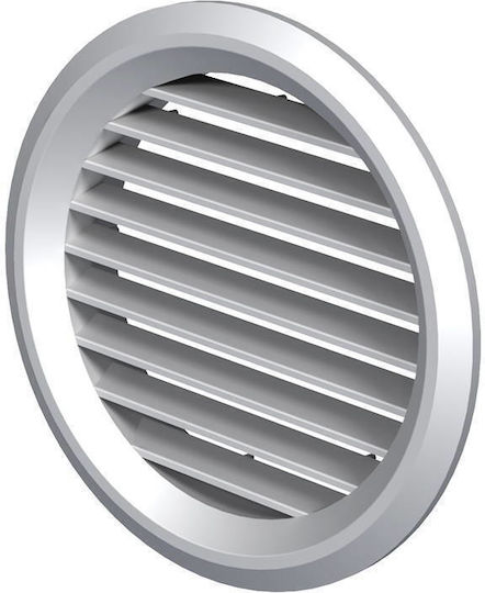 Vents Вентилационна решетка 10x10см Кръгла с мрежа