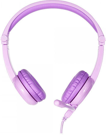 BuddyPhones Galaxy Auf dem Ohr Multimedia-Headsets mit Mikrofon in Lila Farbe