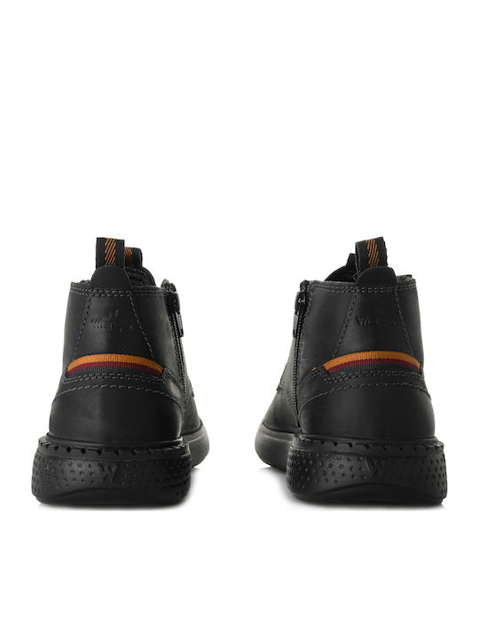 Challenger Leather Gray Men's Boots Anatomical