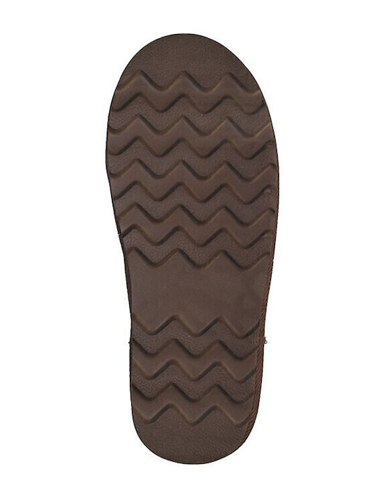 Suede Γυναικεία Μποτάκια Cognac