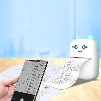 Hurtel Mini Cat HURC9 Zink Imprimantă pentru Fotografii cu Bluetooth