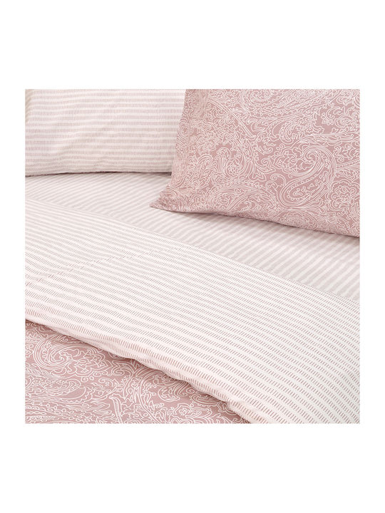 Lino Home Duvet Cover Set Cotton Single with Pillowcase 160x240 Pasilio Apple