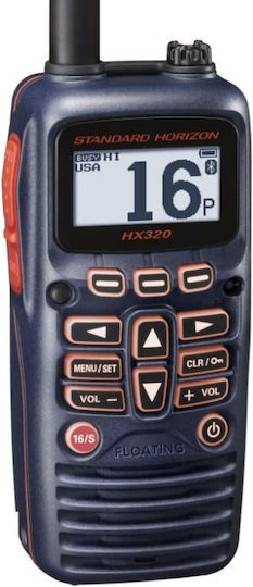 Standard Horizon HX320 Ασύρματος Πομποδέκτης VHF Marine 6W με Μονόχρωμη Οθόνη