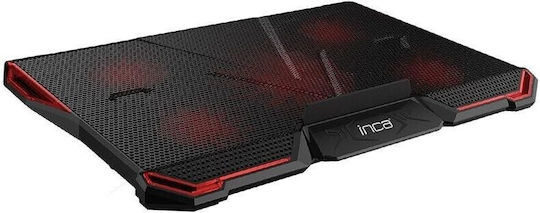 Inca INC-611GMS Cooling Pad για Laptop έως 17" με 5 Ανεμιστήρες και Φωτισμό