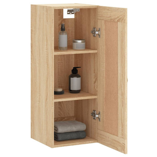 vidaXL Badezimmerschrank B34.5xT34xH90cm Sonoma