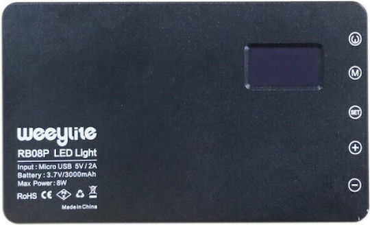 Viltrox RB08P Mini RGB LED Light 2500 - 8500K 8W με Φωτεινότητα 630lm
