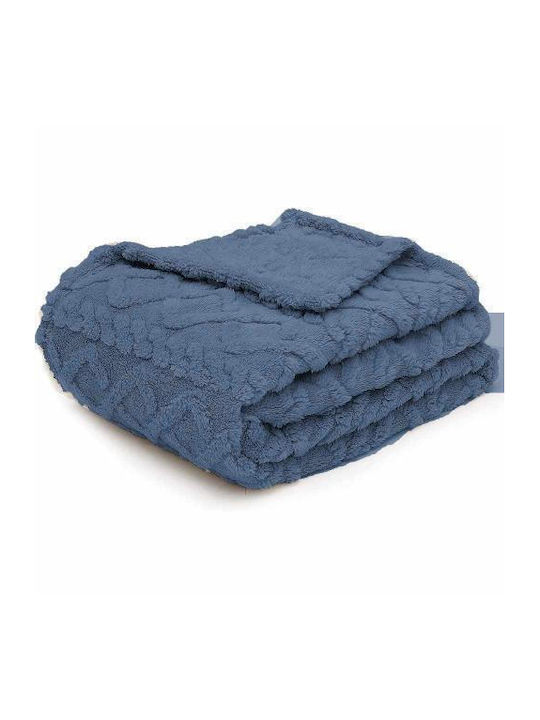 Linea Home Blanket Sherpa Fleece Double 200x240cm. Raff