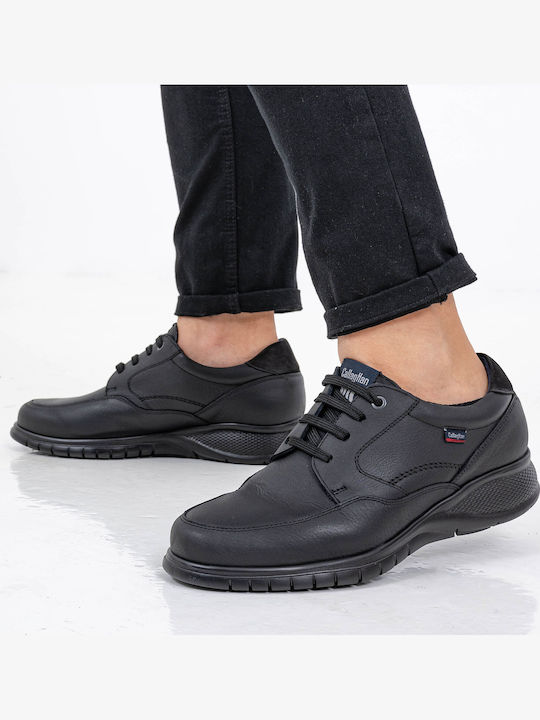 Callaghan Men's Leather Casual Shoes Black