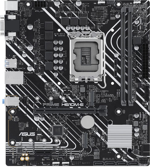 Asus Prime H610M-E-CSM Motherboard Micro ATX with Intel 1700 Socket