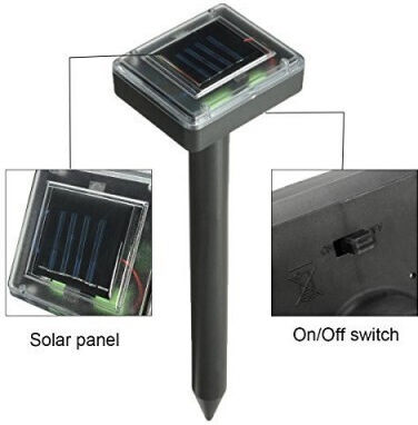 Abwehrpfosten Nagetiere Solar 0.385x0.095m