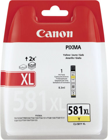 Canon CLI-581XL Original InkJet Printer Ink Yellow (2051C001)