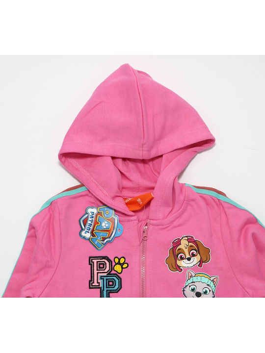 Nickelodeon Girls Cardigan with Zipper Pink