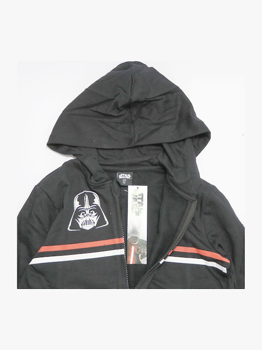 Kinderstrickjacke mit Kapuze Schwarz Star Wars