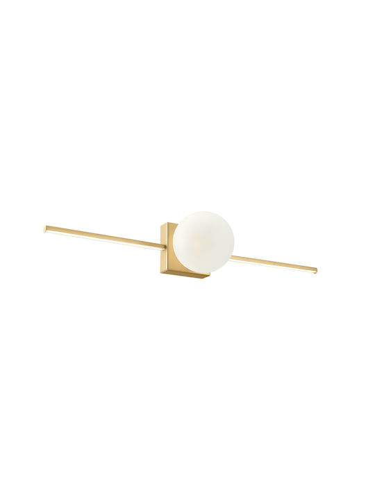 Luma Modern Lamp Wall with Socket G9 Gold 90x16cm