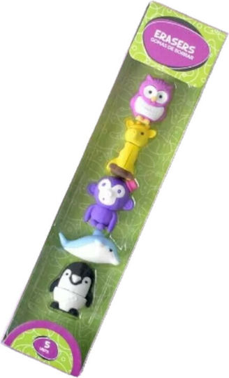 Grupo Erik Eraser Set for Pencil and Pen 5pcs