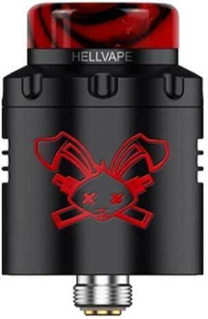 Hellvape Dead Rabbit V3 Verdampfer für Elektronische Zigaretten RDA 24mm Black Red