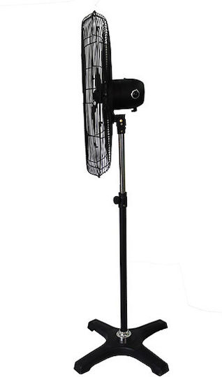 Eurolamp 300-23503 Επαγγελματικός Ανεμιστήρας Ορθοστάτης 190W Διαμέτρου 76cm