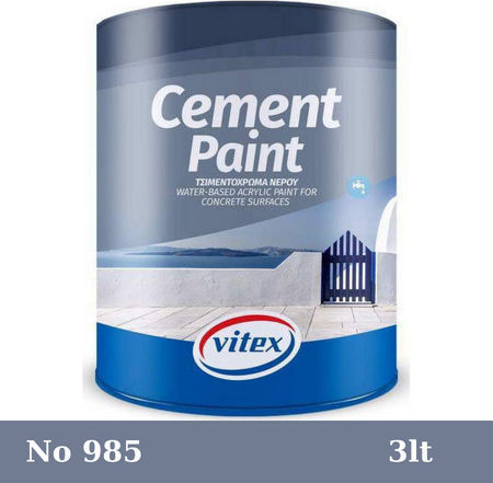 Vitex Cement Paint Betonfarbe Acryl Charcoal 3Es