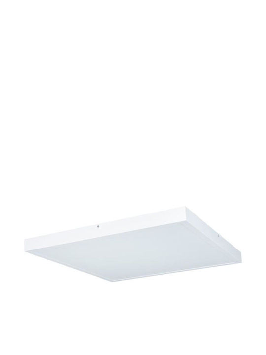 Eurolamp Square Recessed LED Panel 40W with Cool White Light 6500K 60x60cm