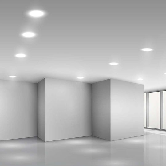 V-TAC Кръгла Вграден LED Панел 18W с Студено бяло Светлина 6500К 22см.