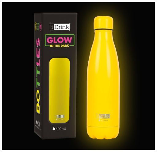 I-Total i Drink Bottle Thermos Stainless Steel BPA Free 500ml Yellow