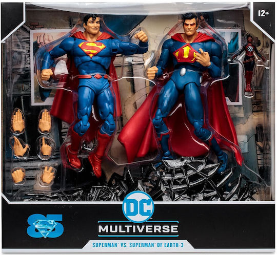 Mcfarlane Toys DC Comics: Superman vs Superman of Earth 2-Pack Φιγούρα Δράσης ύψους 18εκ. σε Κλίμακα 1:10