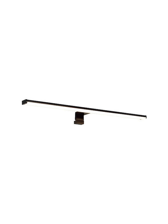 Lucas Modern Lamp Bathroom with Integrated LED and Natural White Light Black 40x10.6x4.2cm