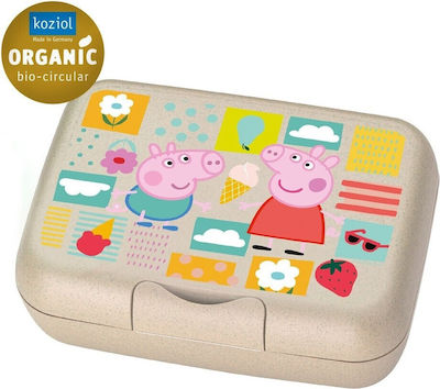 Koziol Plastic Kids' Food Container Peppa Pig Beige