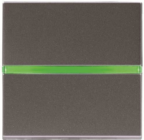 Abb Zenit Recessed Wall Switch Single Aller Retour Gray