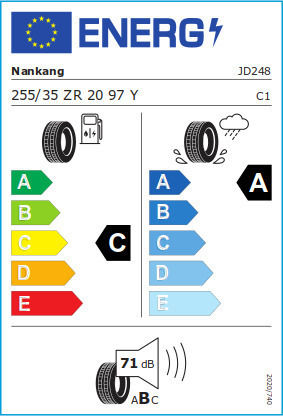 Nankang Sportnex As-2+ 255/35R20 97Y XL Θερινό Λάστιχο Αυτοκινήτου