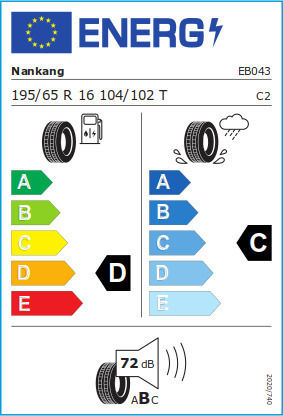 Nankang Passion Cw-20 195/65R16 104/102T 8PR Θερινό Λάστιχο Αυτοκινήτου