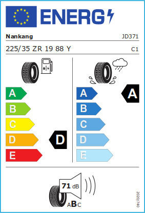 Nankang Sportnex As-2+ Runflat 225/35R19 88Y XL Θερινό Λάστιχο Αυτοκινήτου