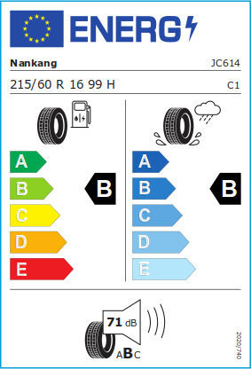 Nankang Econex Na-1 215/60R16 99H XL Summer Tire Car