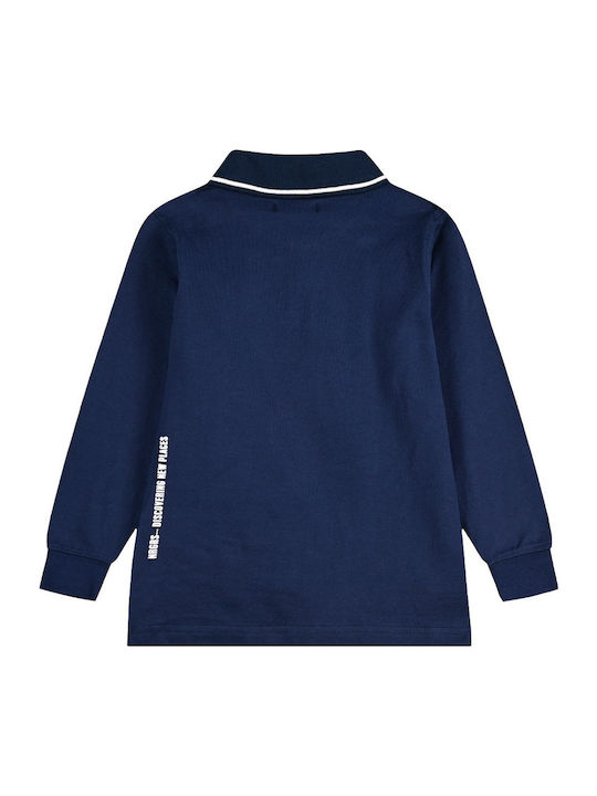 Kids' Polo Long Sleeve Blue