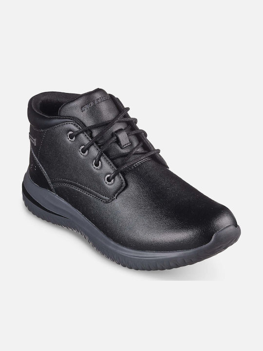 Skechers Delson 3 Bărbați Sneakers Negre