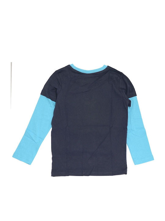 Kids' Shirt Long Sleeve Navy Blue