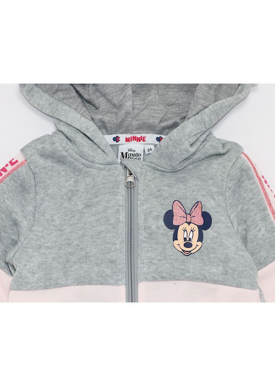 Disney Kids Sweatpants Set Gray 2pcs Minnie Mouse