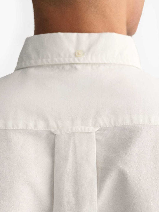 Long-sleeved Cotton Shirt White