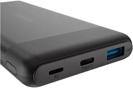 Canyon PB-109 Ηλιακό Power Bank 10000mAh 18W Power Delivery / Quick Charge Μαύρο