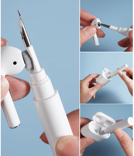 Hurtel Airpods Cleaning Kit Reinigungsset in Weiß Farbe für Universal