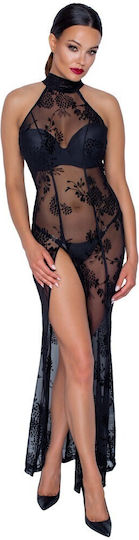 Noir Handmade Sexy Φόρεμα Μαύρο