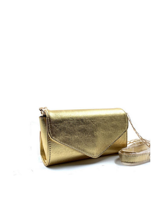 Women's Clutch Backpack Gold